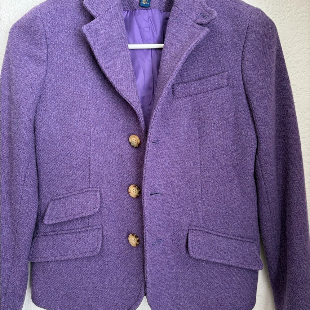 Polo Ralph Lauren Girls Wool Coat size 10 Made in Italy